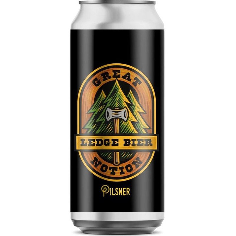 Great Notion 'Ledge Bier' Pilsner Beer 4-Pack - ForWhiskeyLovers.com