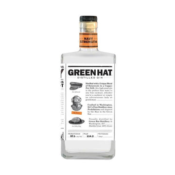 Green Hat Navy Strength Gin - ForWhiskeyLovers.com