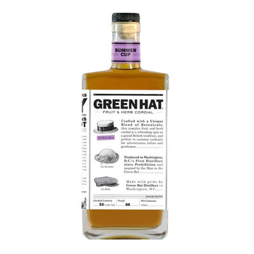 Green Hat Summer Cup Fruit & Herb Cordial - ForWhiskeyLovers.com