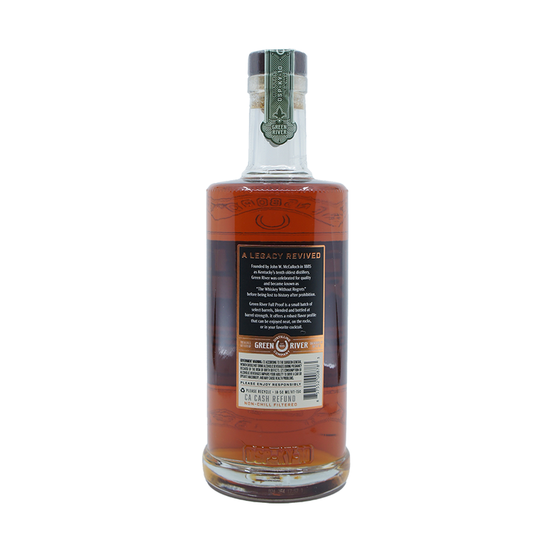Green River Full Proof Kentucky Straight Bourbon - ForWhiskeyLovers.com