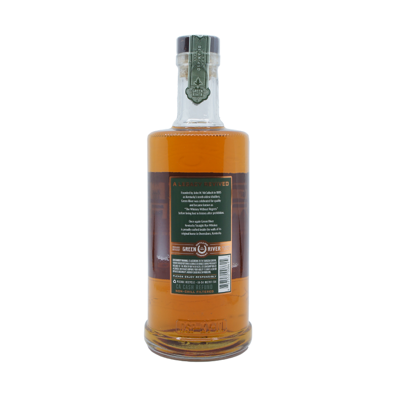 Green River Kentucky Straight Rye Whiskey - ForWhiskeyLovers.com