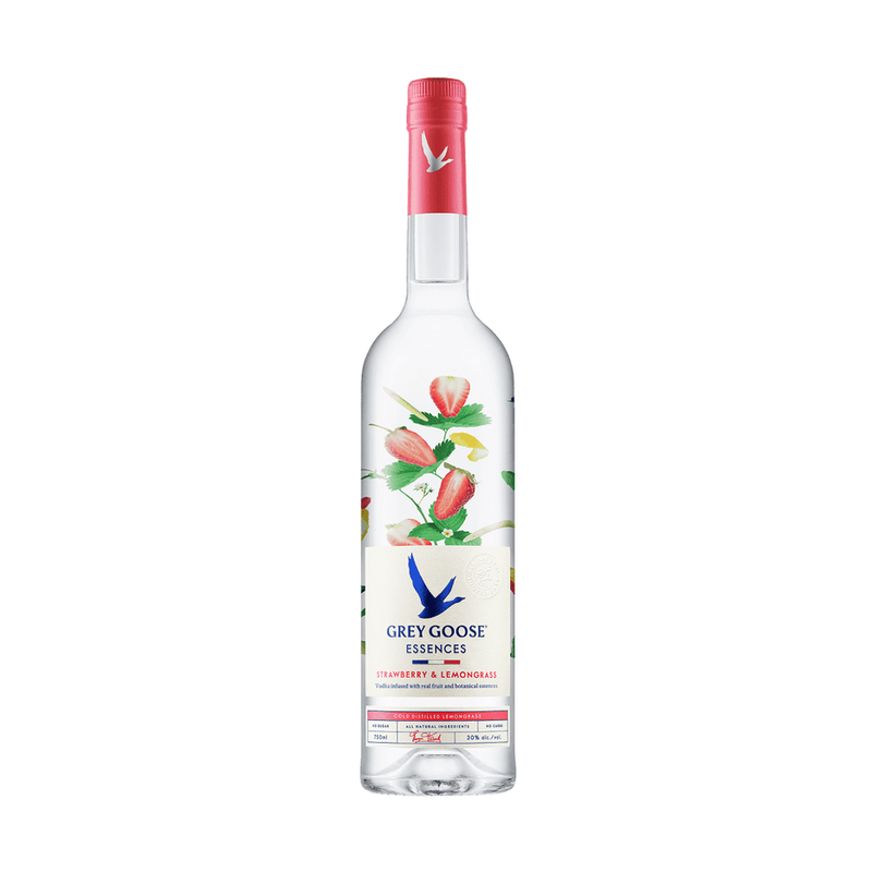Grey Goose Essences Strawberry & Lemongras Vodka - ForWhiskeyLovers.com