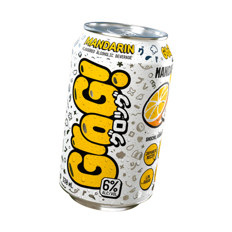 Grog Hard Soda Lemon & Mandarin Mixed 8 Pack Cans - ForWhiskeyLovers.com