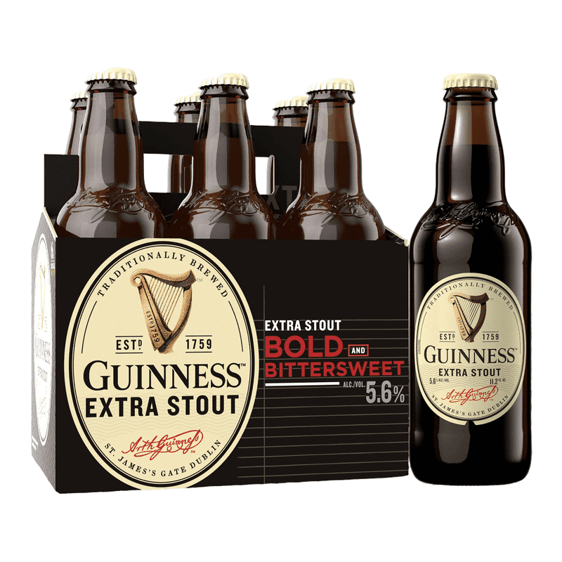 Guinness Extra Stout Beer 6-Pack - ForWhiskeyLovers.com