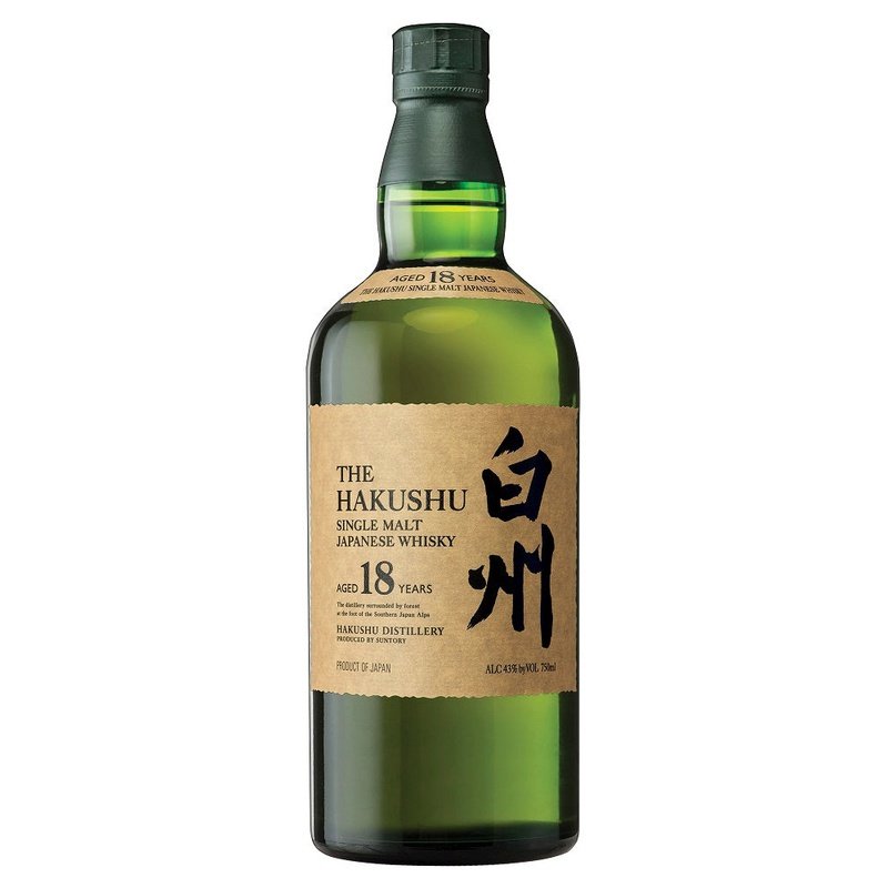 Hakushu 18 Year Old Single Malt Japanese Whisky - ForWhiskeyLovers.com