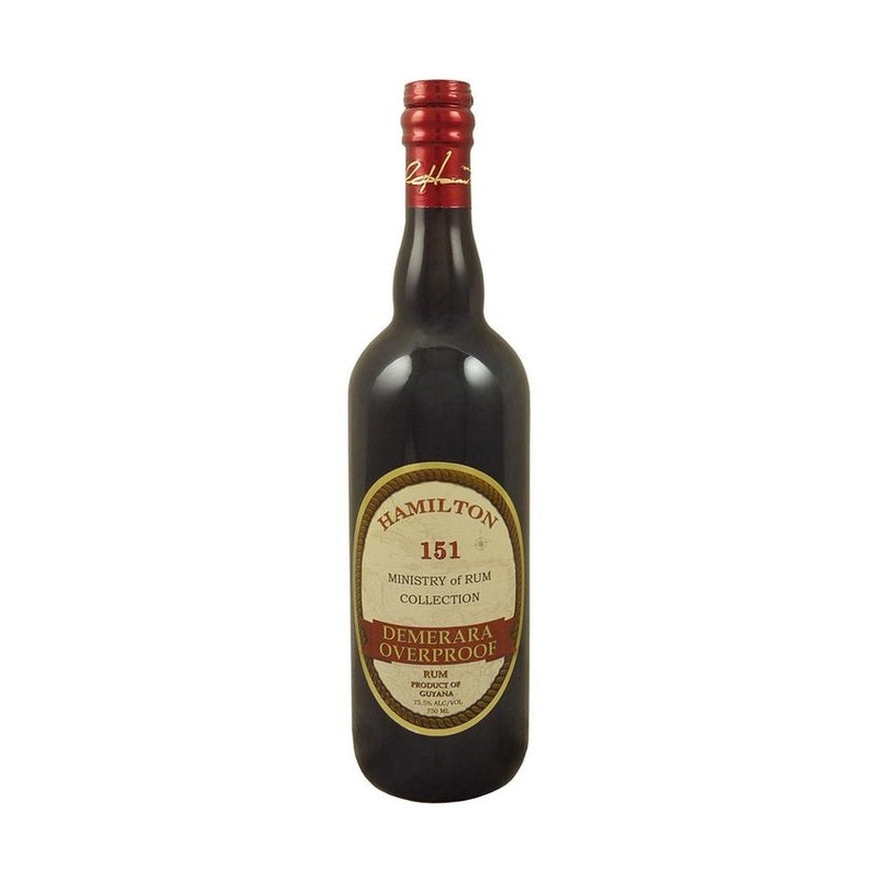 Hamilton Rum 'Hamilton Demerara Overproof 151' - ForWhiskeyLovers.com