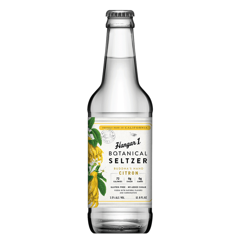 Hangar 1 Buddha's Hand Citron Botanical Seltzer 4-Pack - ForWhiskeyLovers.com