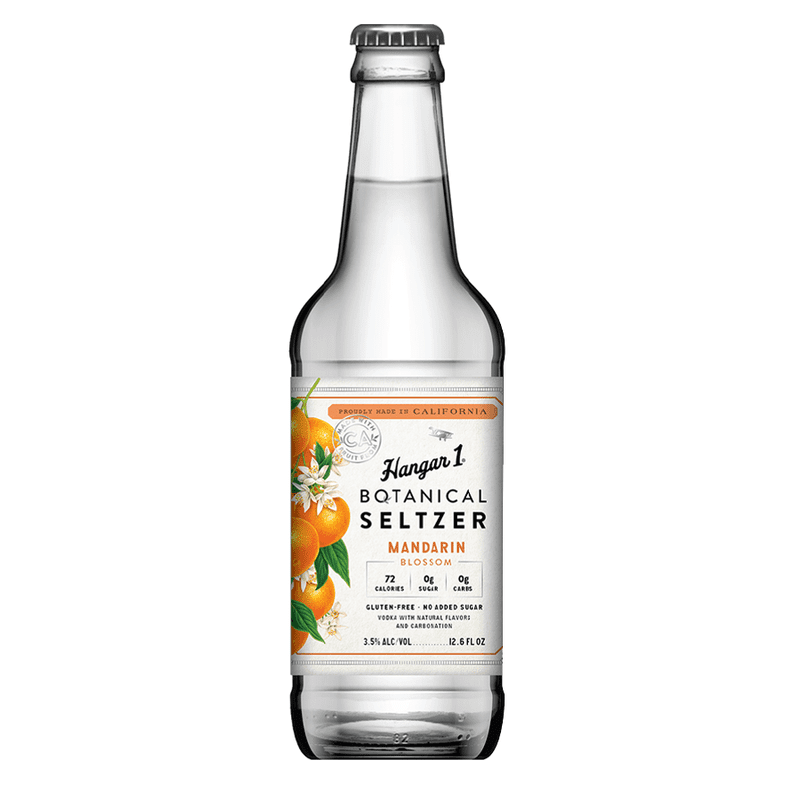 Hangar 1 Mandarin Blossom Botanical Seltzer 4-Pack - ForWhiskeyLovers.com