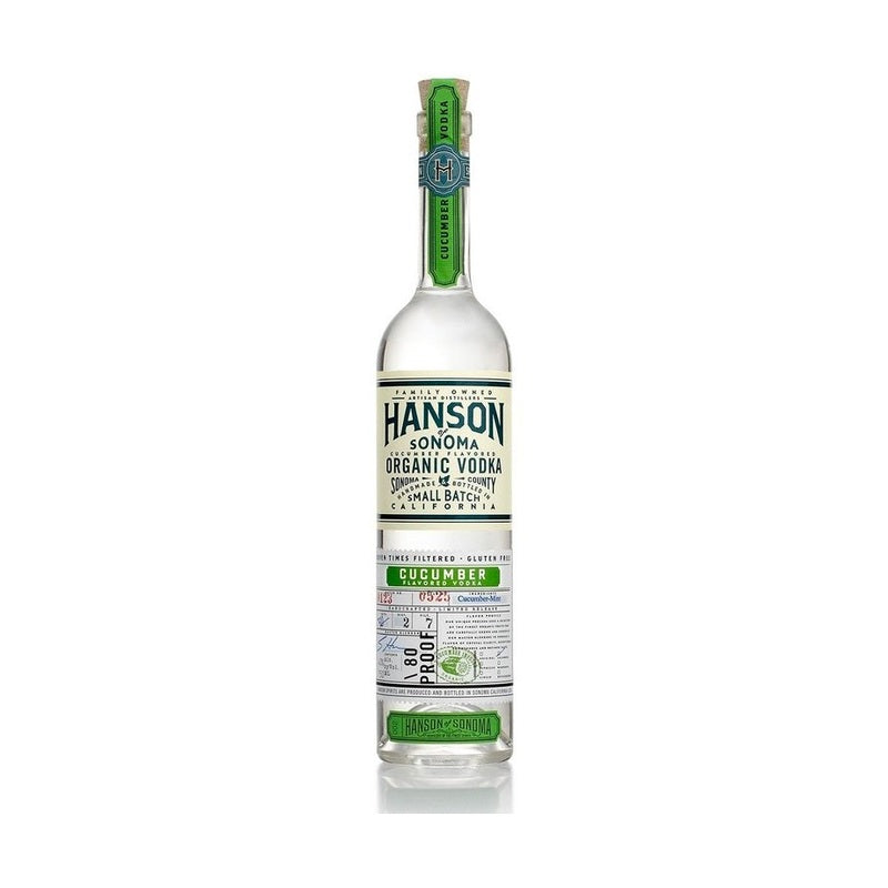 Hanson of Sonoma Organic Cucumber Flavored Vodka - ForWhiskeyLovers.com