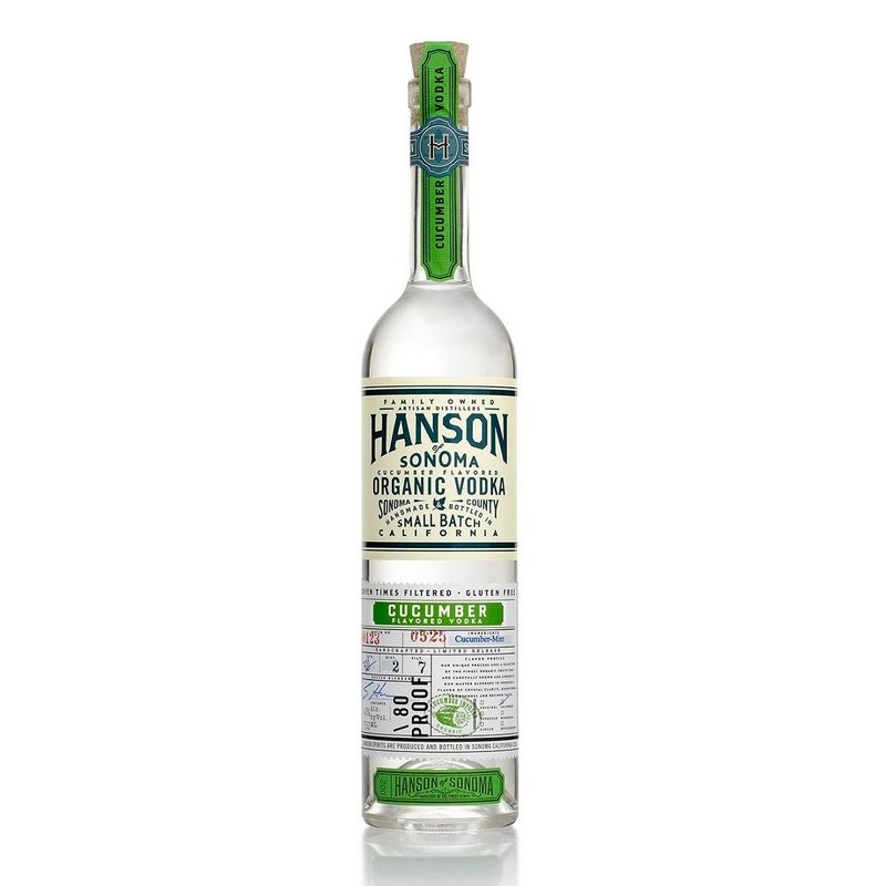 Hanson of Sonoma Organic Cucumber Flavored Vodka - ForWhiskeyLovers.com