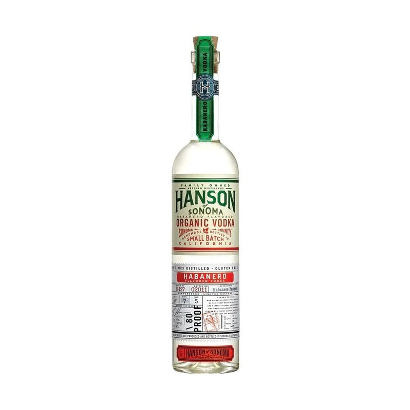 Hanson of Sonoma Organic Habanero Flavored Vodka - ForWhiskeyLovers.com