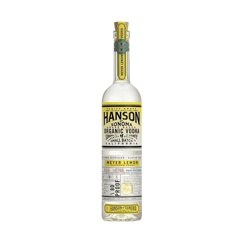 Hanson of Sonoma Organic Meyer Lemon Flavored Vodka - ForWhiskeyLovers.com