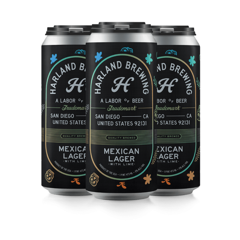 Harland Brewing Co. 'Mexican Lager With Lime' 4-Pack - ForWhiskeyLovers.com