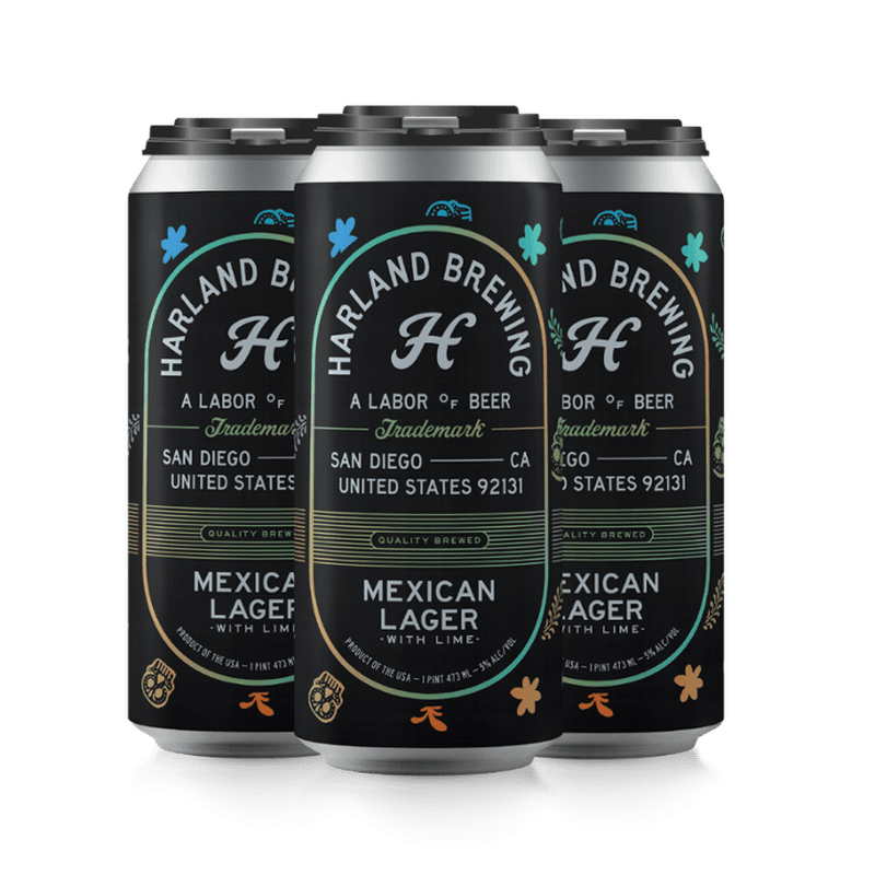 Harland Brewing Co. 'Mexican Lager With Lime' 4-Pack - ForWhiskeyLovers.com