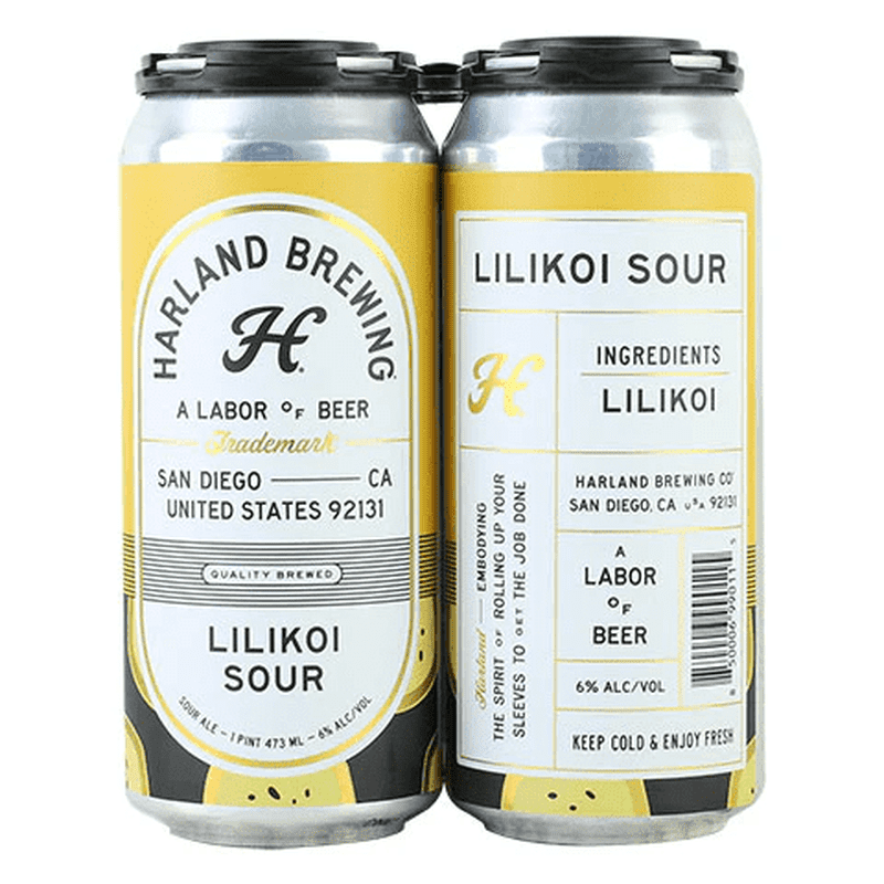 Harland Brewing 'Lilikoi Sour' 4-Pack - ForWhiskeyLovers.com
