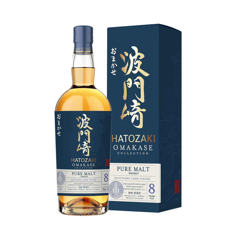 Hatozaki 'Omakase Collection' 8 Year Old Mizunara Cask Finish Pure Malt Japanese Whisky - ForWhiskeyLovers.com