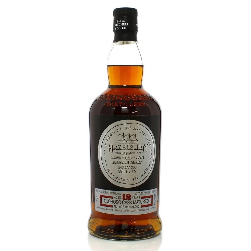 Hazelburn 12 Year Old Campbeltown Oloroso Cask Matured Single Malt Scotch Whisky - ForWhiskeyLovers.com
