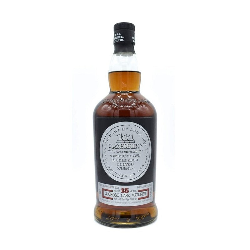 Hazelburn 15 Year Old Oloroso Cask Matured Campbeltown Single Malt Scotch Whisky - ForWhiskeyLovers.com