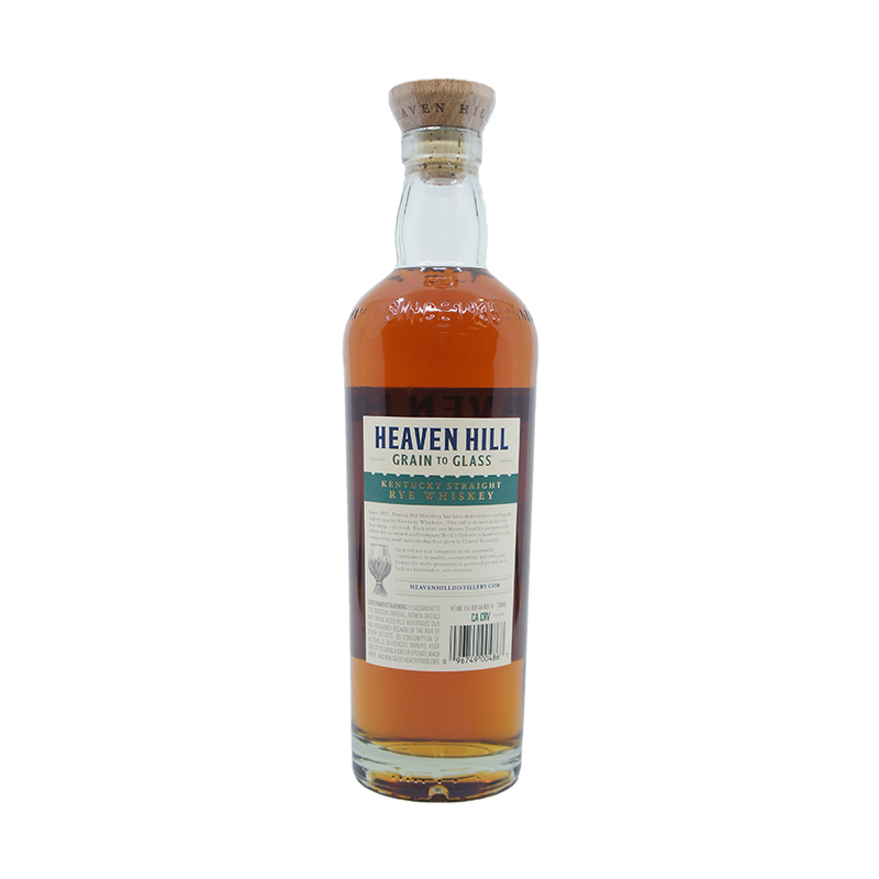 Heaven Hill 'Grain To Glass Rye' Straight Rye Whiskey - ForWhiskeyLovers.com