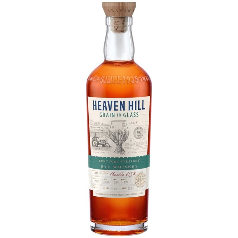 Heaven Hill 'Grain To Glass Rye' Straight Rye Whiskey - ForWhiskeyLovers.com