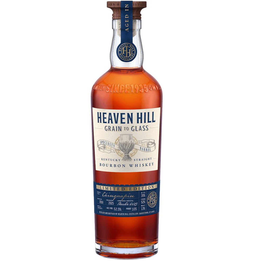 Heaven Hill Grain to Glass Specialty Barrel Chinquapin Kentucky Straight Bourbon Whiskey - ForWhiskeyLovers.com