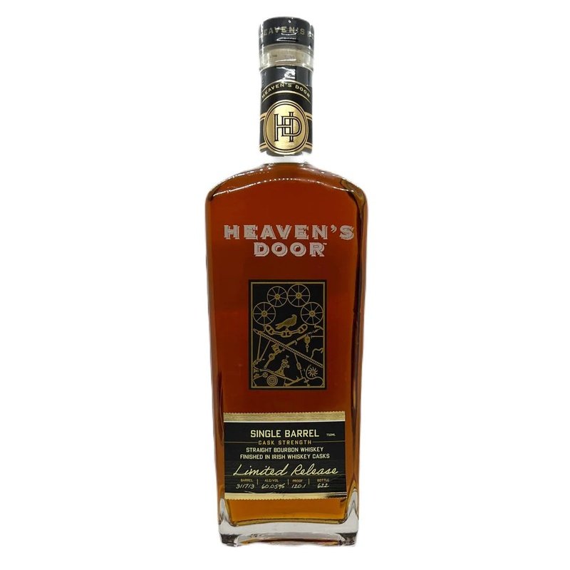 Heaven's Door Single Barrel Cask Strength Irish Whiskey Casks Finish Straight Bourbon Whiskey - ForWhiskeyLovers.com