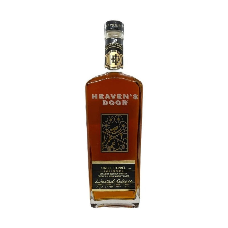 Heaven's Door Single Barrel Cask Strength Irish Whiskey Casks Finish Straight Bourbon Whiskey - ForWhiskeyLovers.com