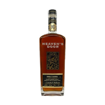 Heaven's Door Single Barrel Cask Strength Vino de Naranja Casks Finish Straight Bourbon Whiskey - ForWhiskeyLovers.com