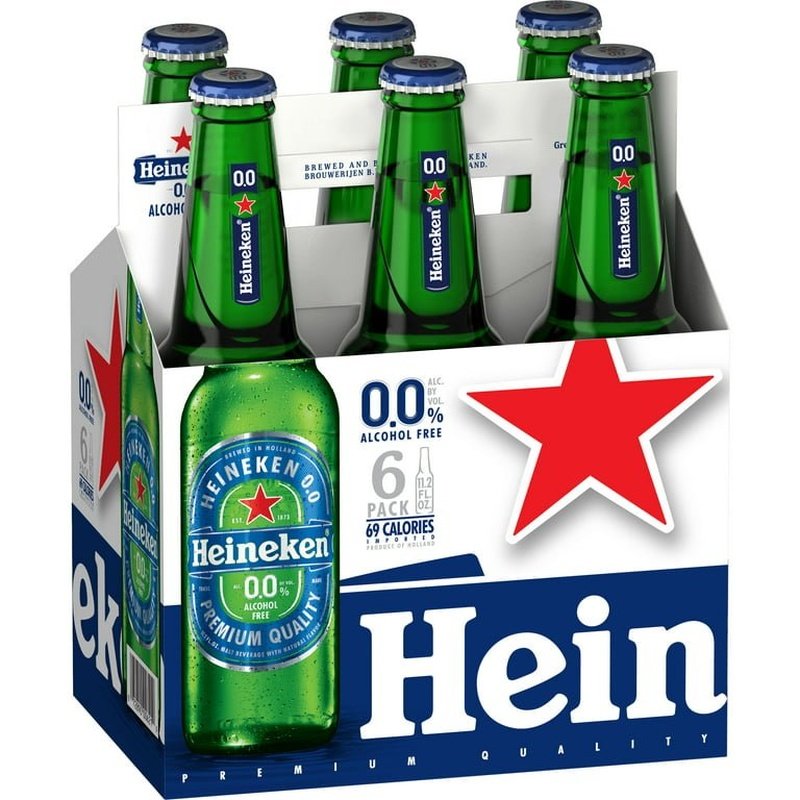 Heineken 0.0 6-Pack Bottles - ForWhiskeyLovers.com