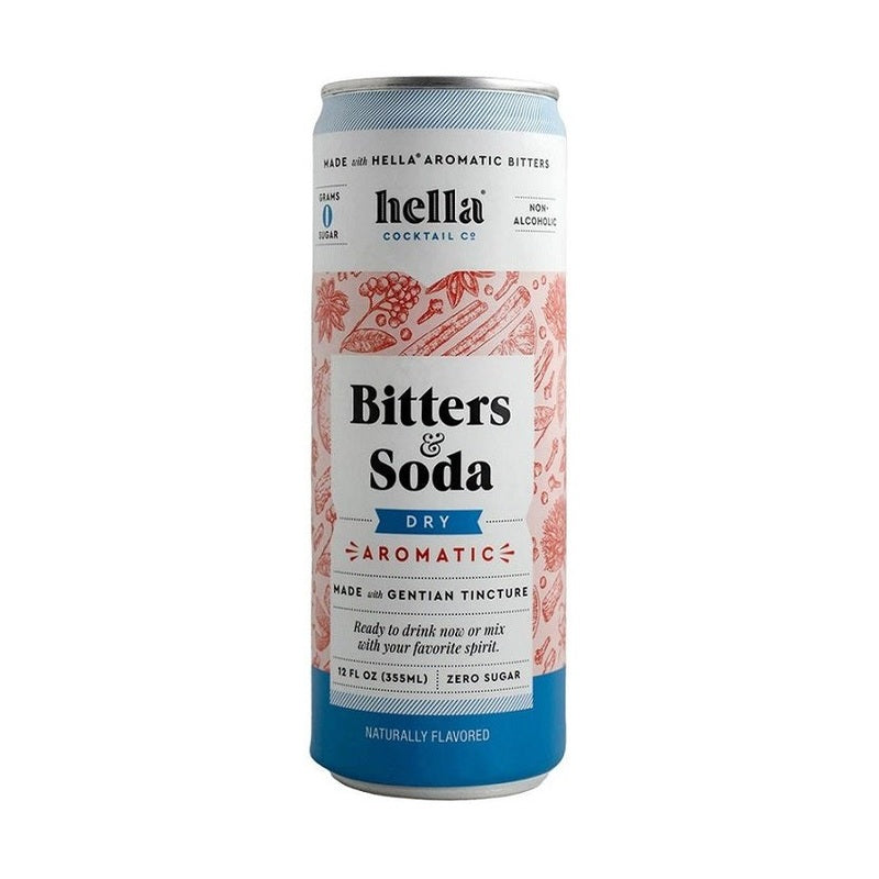 Hella Bitters & Soda Dry Aromatic 4-Pack - ForWhiskeyLovers.com