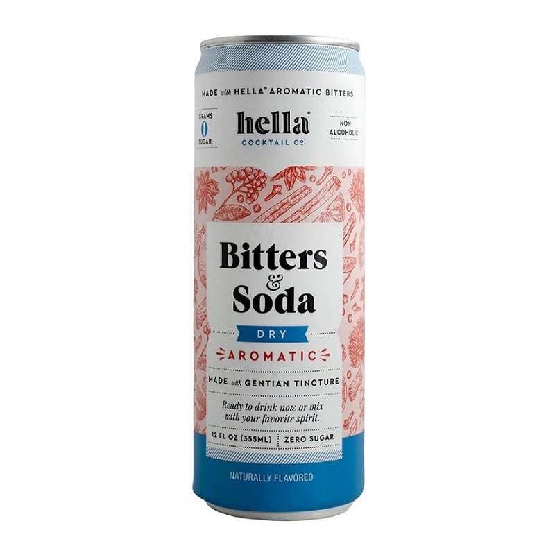Hella Bitters & Soda Dry Aromatic 4-Pack - ForWhiskeyLovers.com
