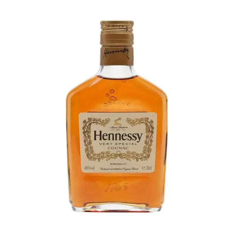 Hennessy V.S Cognac 200ml - Flask Bottle - ForWhiskeyLovers.com