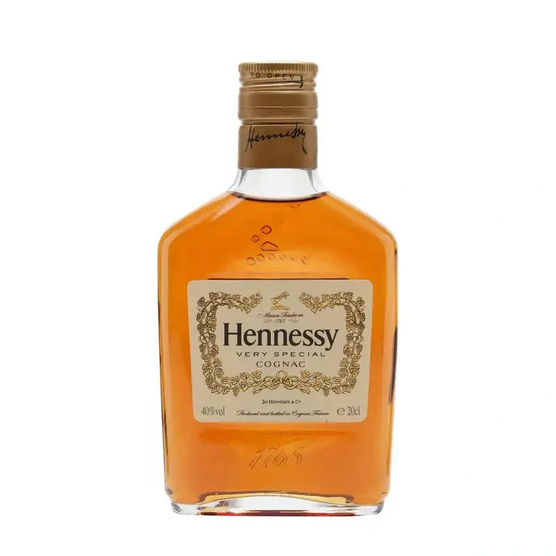 Hennessy V.S Cognac 200ml - Flask Bottle - ForWhiskeyLovers.com