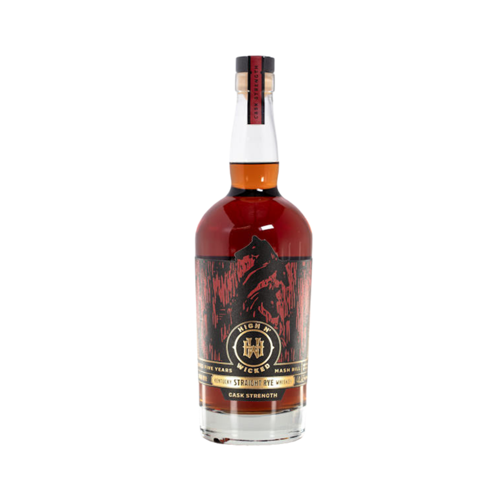High N Wicked Kentucky Straight Rye Cask Strength Mash Bill 750 ml - ForWhiskeyLovers.com