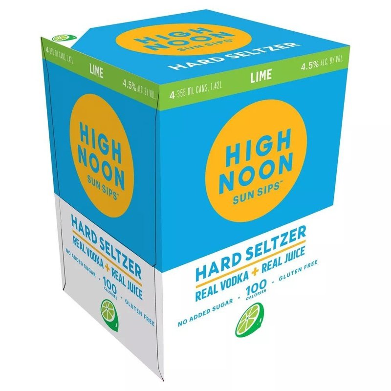 High Noon Lime Hard Seltzer 4-Pack - ForWhiskeyLovers.com