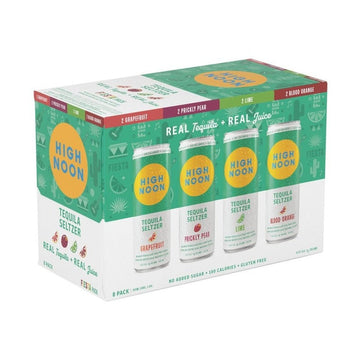 High Noon Tequila Fiesta Variety 8-pack Cans - ForWhiskeyLovers.com
