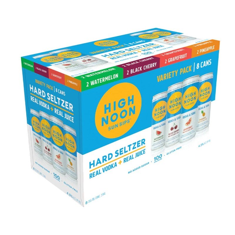 High Noon Variety Hard Seltzer 8-Pack - ForWhiskeyLovers.com