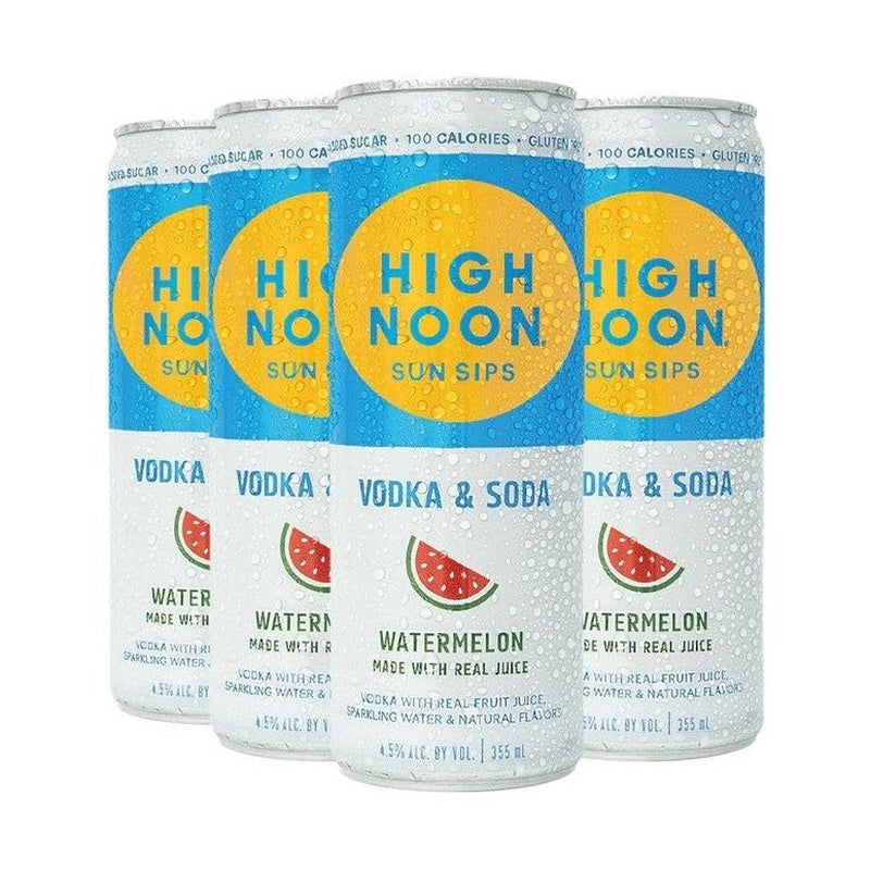 High Noon Watermelon Hard Seltzer 4-Pack - ForWhiskeyLovers.com