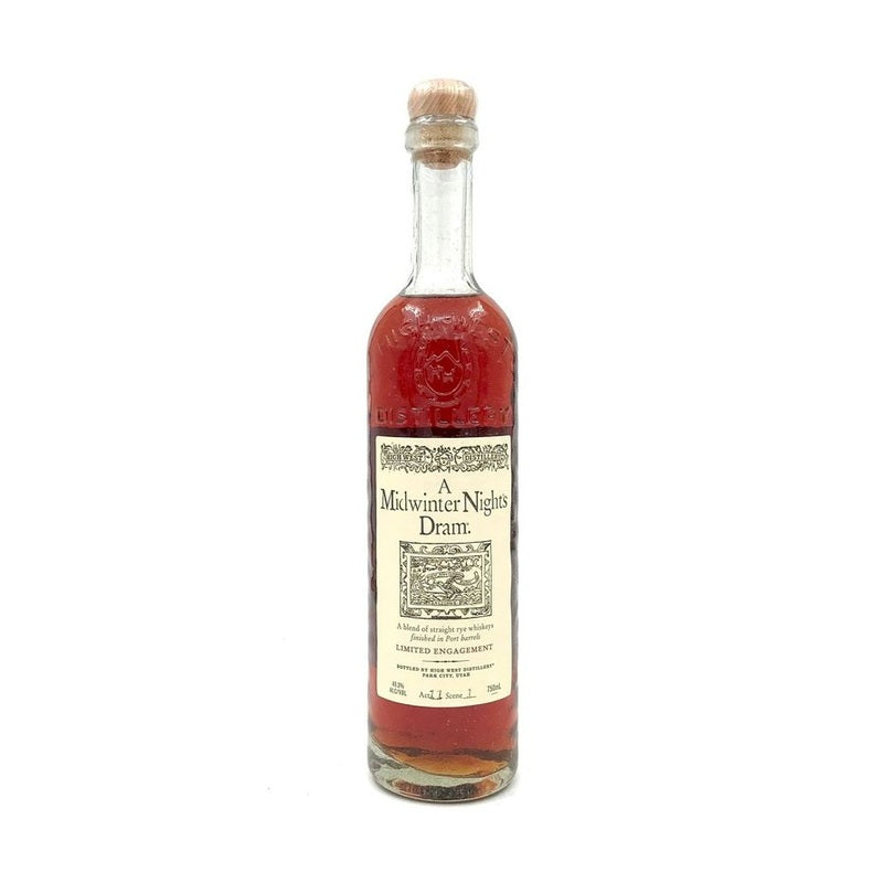 High West 'A Midwinter Nights Dram' Blend of Straight Rye Whiskeys - ForWhiskeyLovers.com
