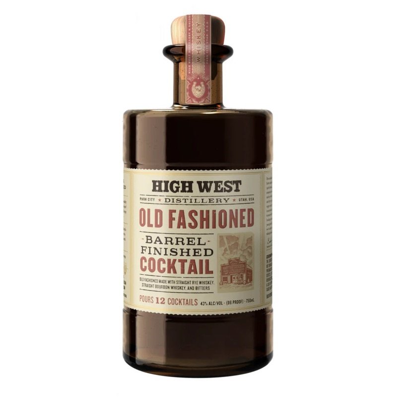 High West Old Fashioned Barrel Finished Cocktail - ForWhiskeyLovers.com