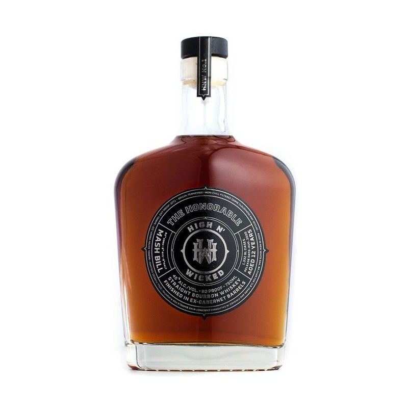 High n' Wicked 'The Honorable' 12 Year Old Straight Bourbon Whiskey - ForWhiskeyLovers.com