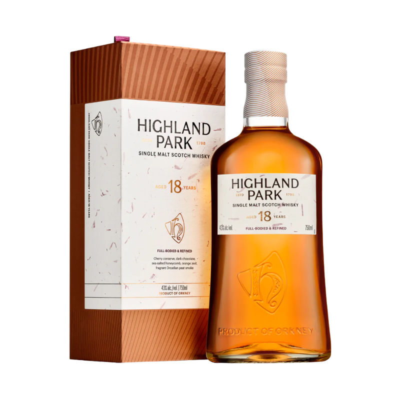 Highland Park 18 Year Old Single Malt - ForWhiskeyLovers.com