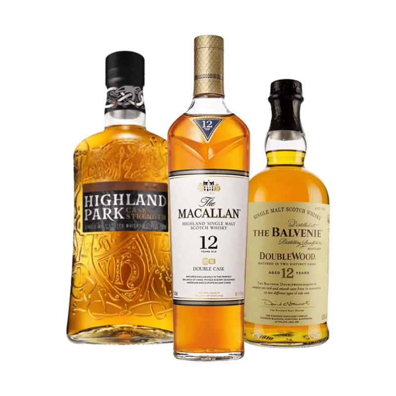 Highland Park, Macallan, & Balvenie Bundle - ForWhiskeyLovers.com