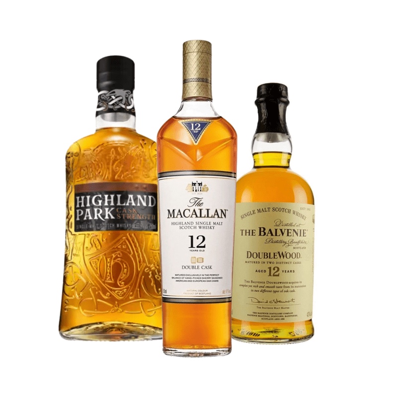 Highland Park, Macallan, & Balvenie Bundle - ForWhiskeyLovers.com