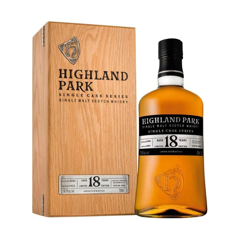 Highland Park Single Cask Series 18 Year Old 2003 Single Malt Scotch Whisky - ForWhiskeyLovers.com