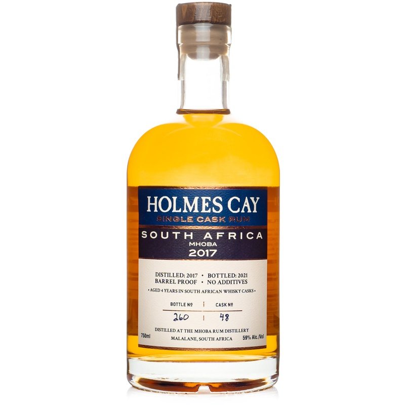 Holmes Cay South Africa Mhoba 4 Year 2017 Old Single Cask Rum - ForWhiskeyLovers.com