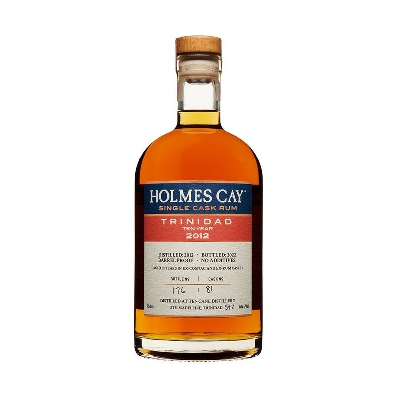 Holmes Cay Trinidad 10 Year Old 2012 Single Cask Rum - ForWhiskeyLovers.com