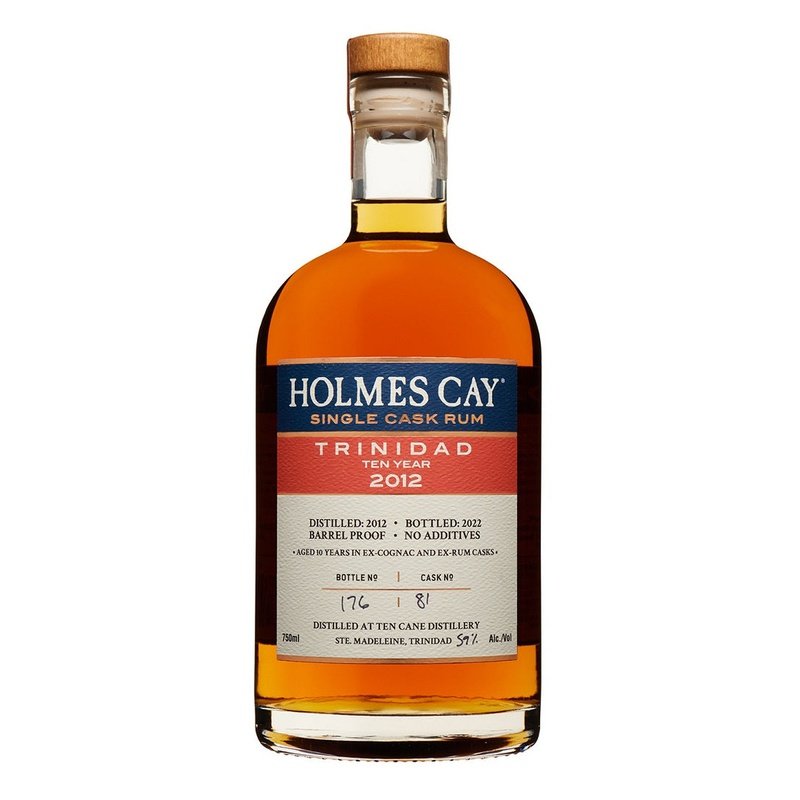 Holmes Cay Trinidad 10 Year Old 2012 Single Cask Rum - ForWhiskeyLovers.com