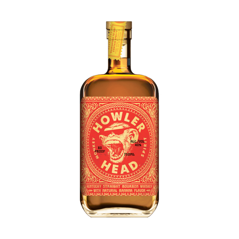 Howler Head Banana Infused Kentucky Straight Bourbon Whiskey - ForWhiskeyLovers.com
