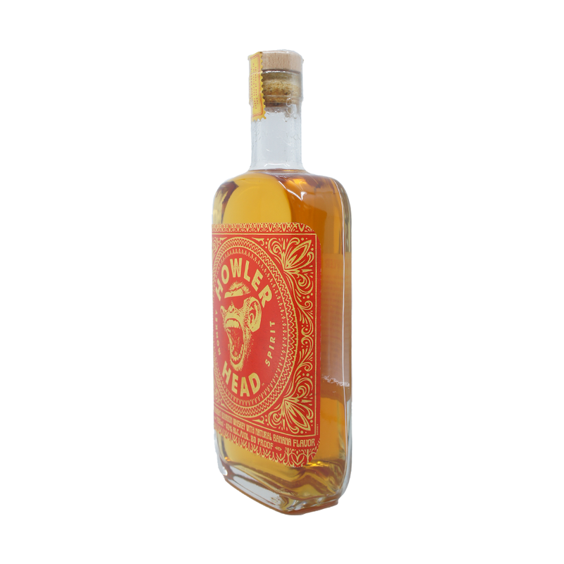 Howler Head Banana Infused Kentucky Straight Bourbon Whiskey - ForWhiskeyLovers.com